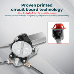 FINDAUTO Acura MDX rear-right regulator with motor for 2001-2006 enhances window reliability.
