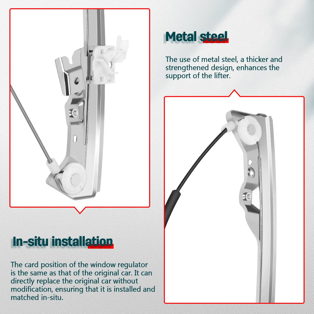 FINDAUTO durable metal regulator for long-lasting Altima window use.