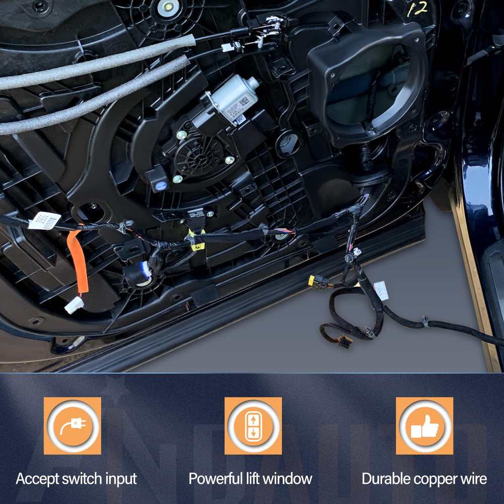 FINDAUTO regulator for rear-right passenger side ensures smooth window lift.