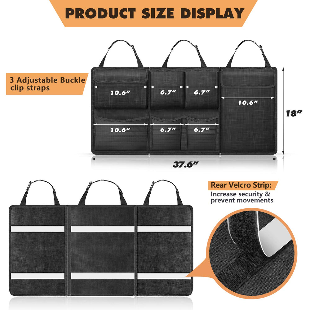 FINPAC concealed cargo area reduces trunk clutter