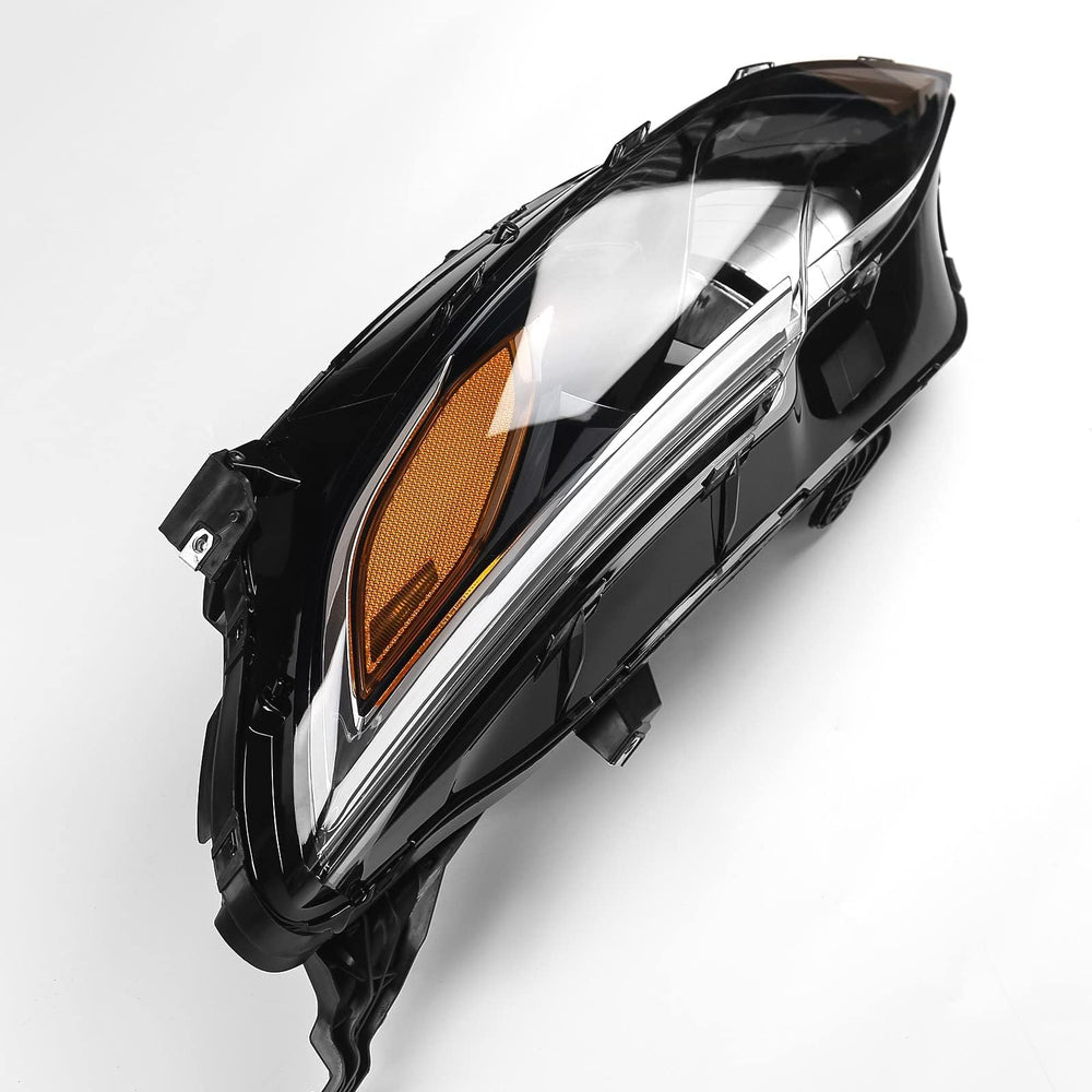 FIONE Malibu headlight assembly left side, factory-fit alignment with Malibu front end.