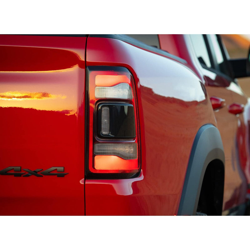 FIONE tail light housing with waterproof seal resists moisture on Ram 1500.