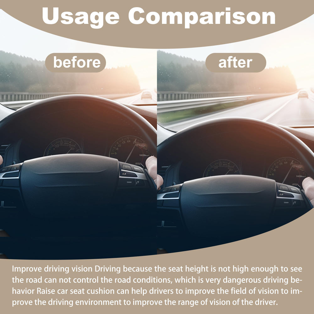 Fioqe car booster seat cushion mesh-cover promotes breathable, cooler seating on long drives