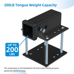 Fioracl 200lbs loading-capacity supports cargo carriers and bike racks safely.