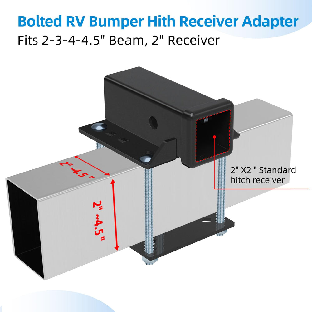 Fioracl versatile-compatibility fits 2-4.5in bumper beams for multiple configurations.