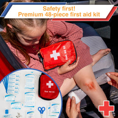 FIRST SECURE tire pressure gauge displaying clear readings for safe inflation