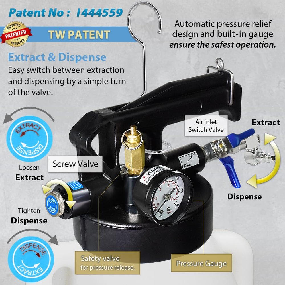 FIRSTINFO A1133NUSY2 360-degree z-swivel air inlet offers flexible reach.