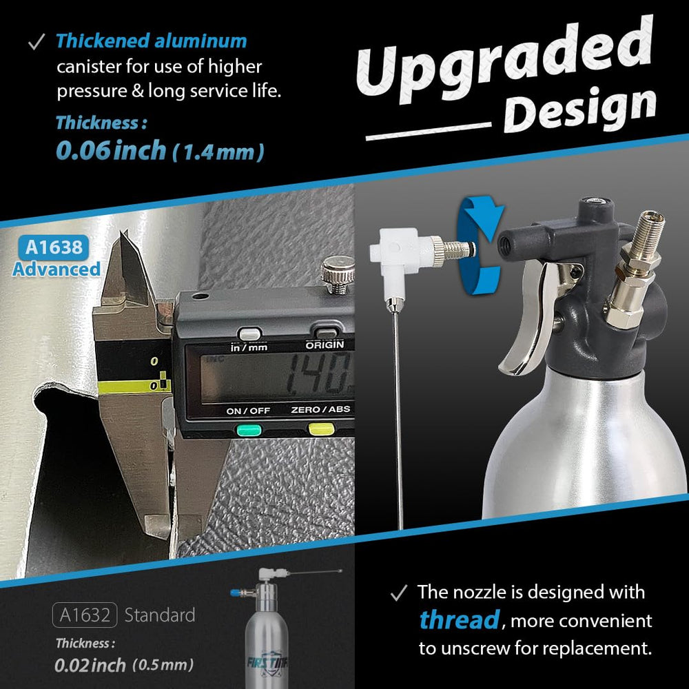 FIRSTINFO A1638 620ml capacity enables longer use between refills.