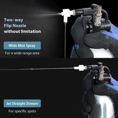 FIRSTINFO A1638 safety-relief at 140 psi prevents overpressure.