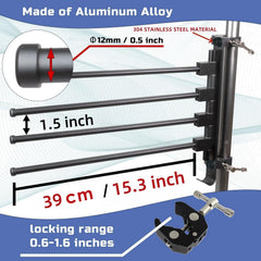 Fistihon materials aluminum and 304 stainless for rust resistance