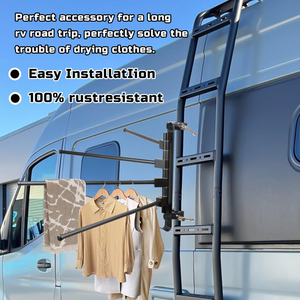 Fistihon outdoor-ready drying rack for versatile spaces