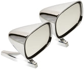 Fit System Dual Sport chrome mirror front view boosts style and visibility