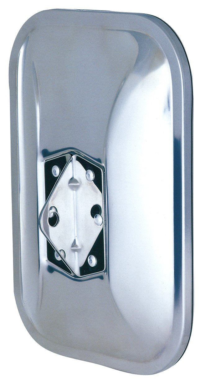 Fit System K Source mirror head for driver and passenger sides; wide view supports safer lane changes.