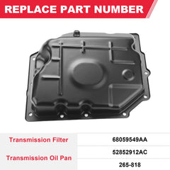 Fitede 42RLE oil pan close-up highlighting durable construction
