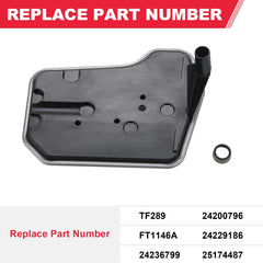 Fitede 4L60E pan gasket included, ensuring a tight seal during installation.
