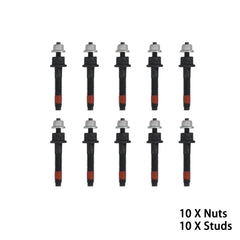 Fitede bolts and nuts package included for secure manifold installation.