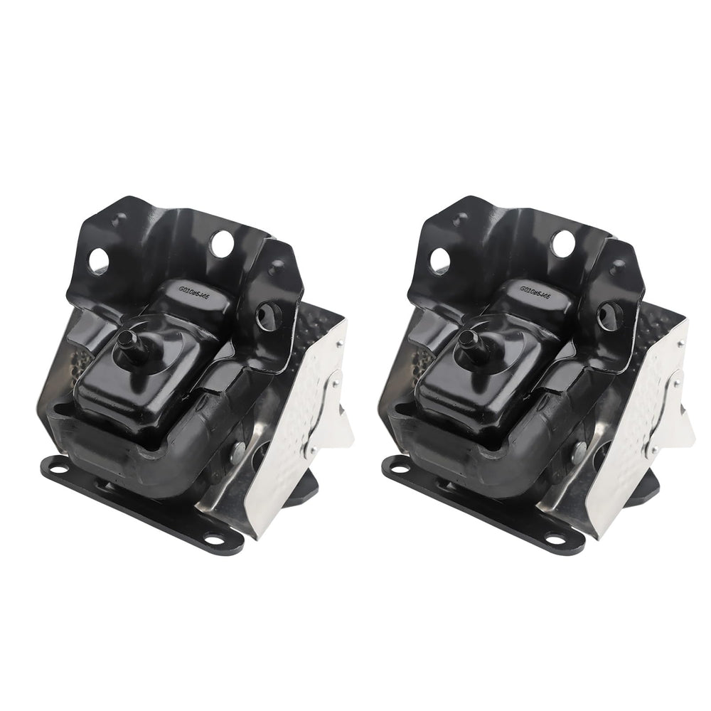Fitede left engine mount with heat shield for smoother operation
