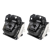 Fitede left engine mount with heat shield for smoother operation