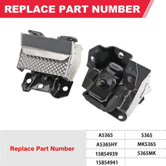 Fitede right engine mount with heat shield enhances stability and noise control