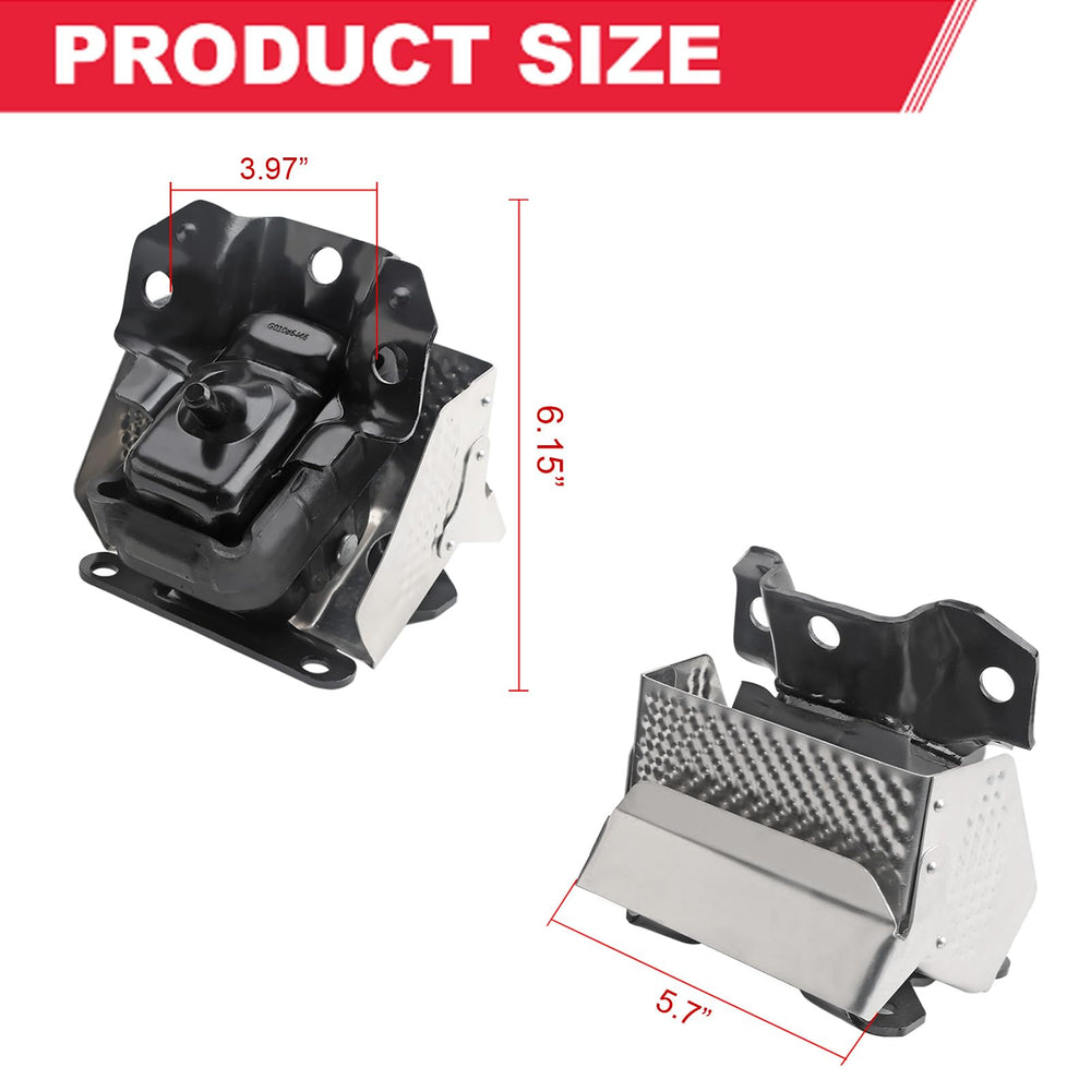 Fitede heat shield detail protects mounts from heat exposure