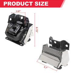 Fitede heat shield detail protects mounts from heat exposure