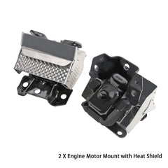 Fitede packaging includes two engine mounts ready for installation