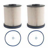 Fitede TP1015 fuel filter front view; supports clean fuel flow for Duramax engines.