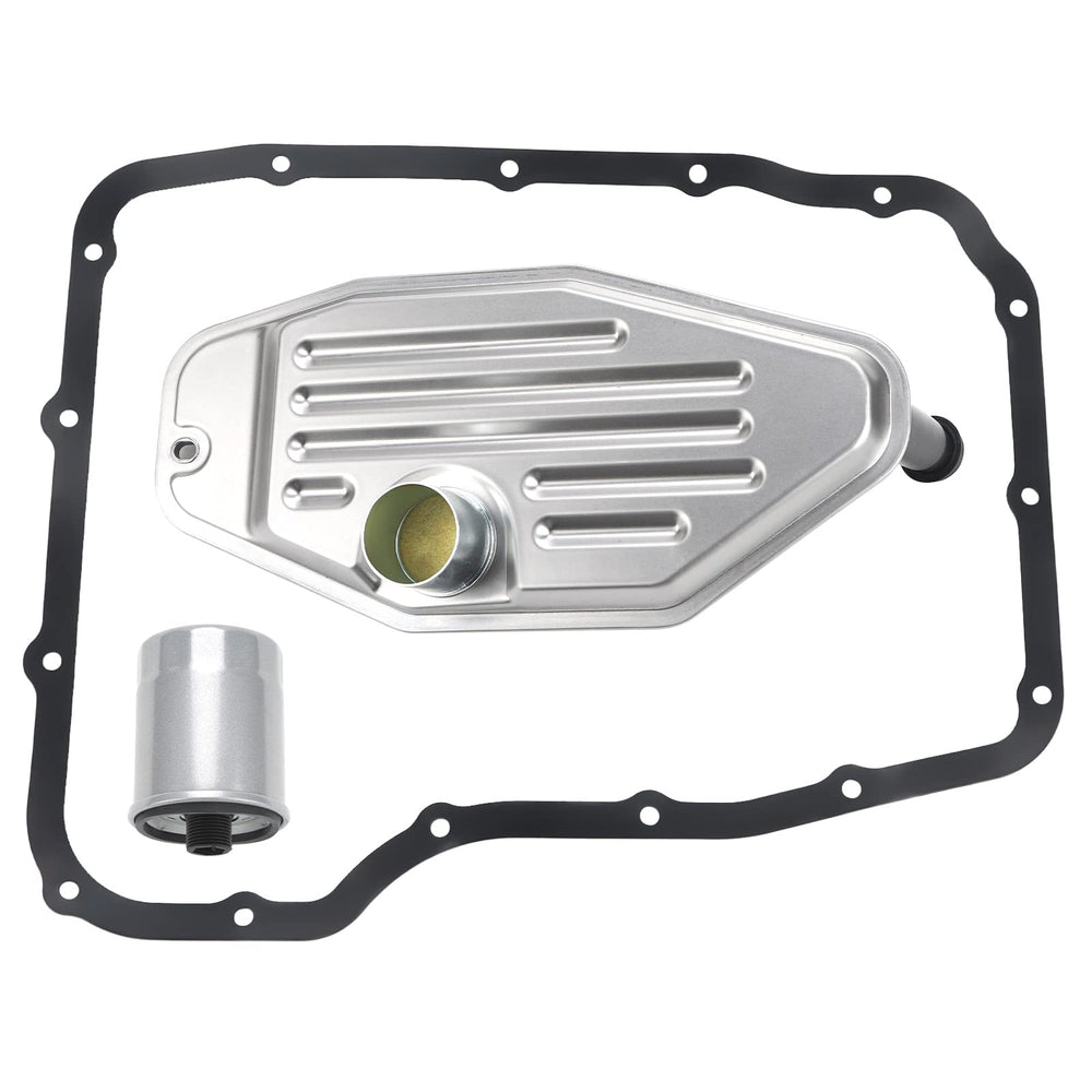 Fitede transmission filter kit with deep pan improves oil flow