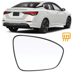 fitfoyo direct replacement mirror glass assembly for Nissan Sentra ensures easy DIY installation