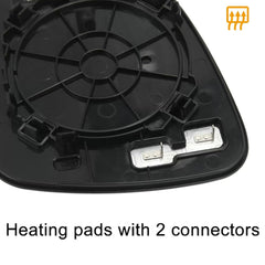 fitfoyo weather-ready heated mirror glass for Nissan Sentra maintains clear views