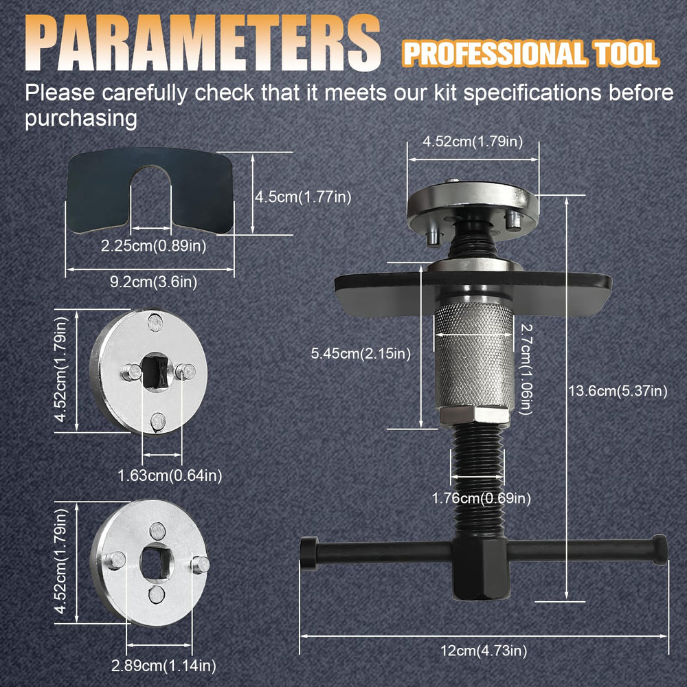 FITHOIST caliper hanger set securing rear components during pad replacement