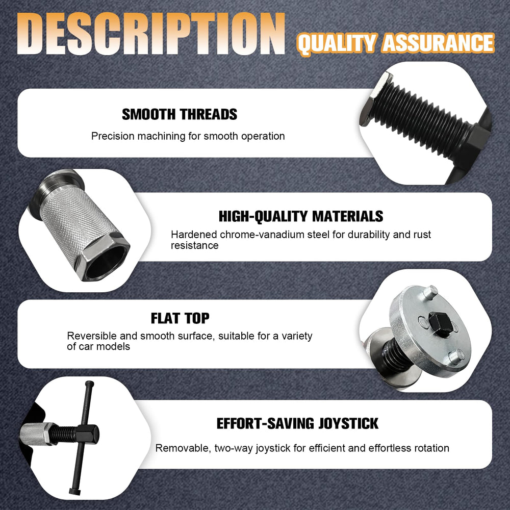 FITHOIST heavy-duty brake tool with chrome-vanadium construction for durability