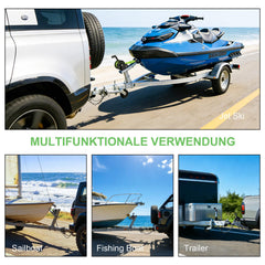 FITHOIST marine-ready-winch pairs with boats, jetskis, and ATVs on trailers
