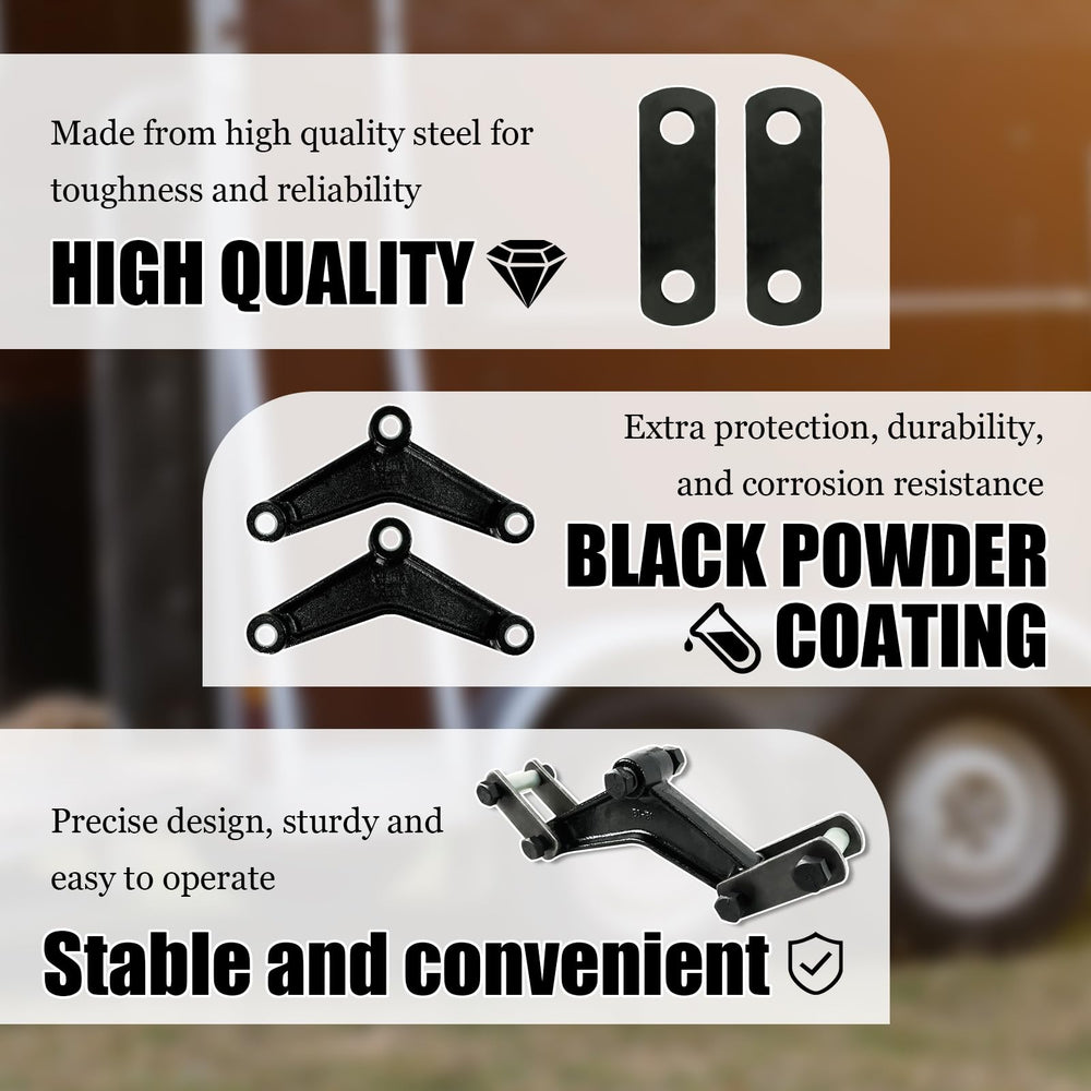 FITHOIST trailer shackle kit bolts provide strong, reliable connections during installation.