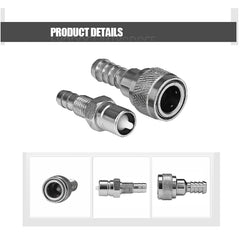 FITIPICI 5/16 fuel connector robust metal build resists corrosion for longer service life.