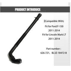 FITIPICI HVAC heater hose assembly for Ford F-150, front view, OEM-quality reliability