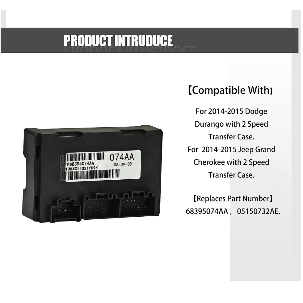 FITIPICI 2-speed transfer case module close-up highlights durable build for reliable performance.