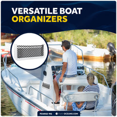 Five Oceans car net pocket keeps essentials within reach during drives.