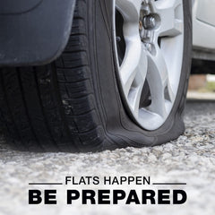 Fix-A-Flat S60410 trunk storage ready for emergencies.
