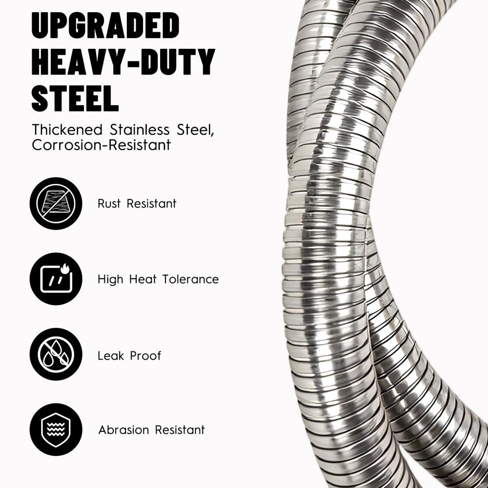 FizzBOP rust-proof flex exhaust segment resists corrosion for long life.