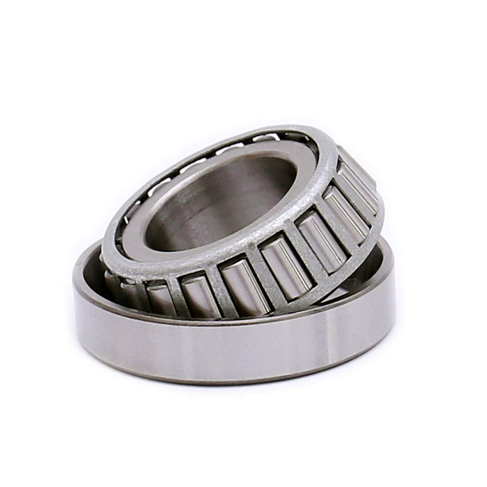 Close-up of FKG LM67048 bearing showing precision surface finish.
