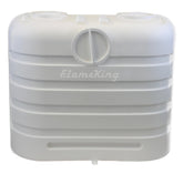 Flame King dual 30lb tank cover front view protects two tanks with a neat, weather-ready finish.
