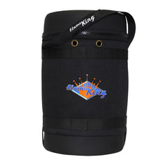 Flame King gas hauler showing insulated case protecting a 5lb propane tank
