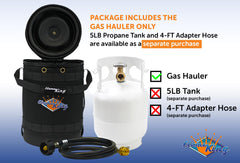 Flame King case with safety vent holes for pressure relief