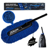 Flash Dog Car Duster Exterior safely lifts dust with wax-infused fibers for a quick shine.