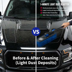 Extendable handle reaches 25 to 35 inches for comfortable cleaning