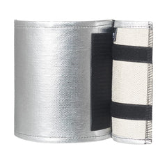 FLASLD starter heat shield assembly closeup with aluminized layer