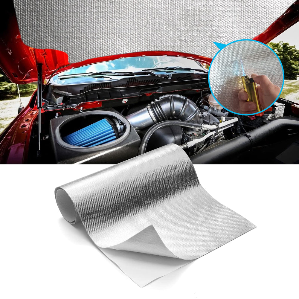 FLASLD reflective surface highlights radiant heat reduction near engine components