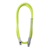 Flexzilla grease hose with spring guard protecting against kinks during use