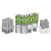 Flexzilla Pro high flow coupler for 1/4 inch NPT with fast airflow.